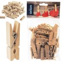 Klamerki Dekoracyjne ORION Drewniane 50 szt. 4,5 cm Scrapbooking