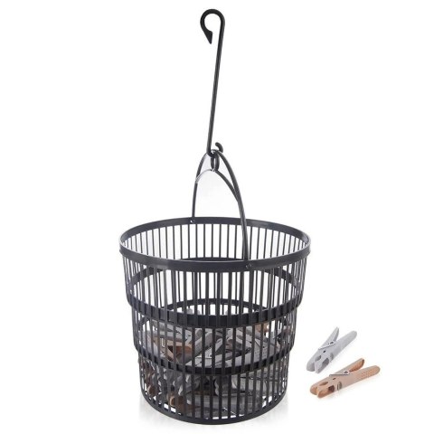 Klamerki na Pranie ORION 50 szt. w Składanym Koszyku Plastikowe