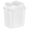 Kosz na Śmieci Plastikowy Biały 5 L ORION Wytrzymały i Pojemny