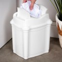 Kosz na Śmieci Plastikowy Biały 5 L ORION Wytrzymały i Pojemny