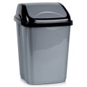 Kosz na Śmieci Plastikowy Szary 16 L ORION Wytrzymały i Pojemny