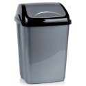 Kosz na Śmieci Plastikowy Szary 26 L ORION Wytrzymały i Pojemny