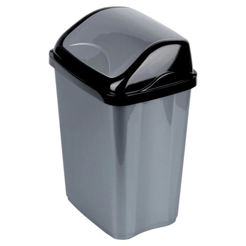 Kosz na Śmieci Plastikowy Szary 26 L ORION Wytrzymały i Pojemny