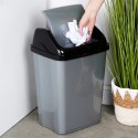 Kosz na Śmieci Plastikowy Szary 26 L ORION Wytrzymały i Pojemny