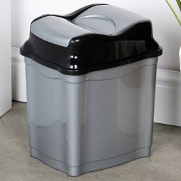Kosz na Śmieci Plastikowy Szary 5 L ORION Wytrzymały i Pojemny