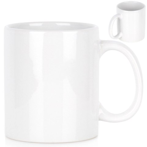 Kubek Ceramiczny Biały VILDE 330 ml do Zmywarki i Mikrofalówki