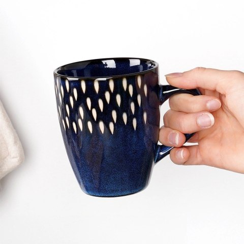 Kubek Ceramiczny Granatowy 350 ml SIAKI COLLECTION Wytrzymały