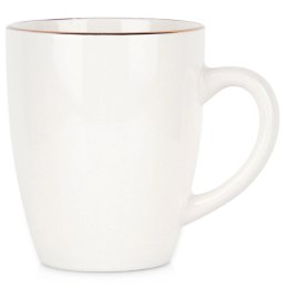 Kubek Porcelanowy Biały SIAKI COLLECTION 200 ml ze Złotym Rantem