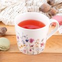 Kubek porcelanowy kwiaty 430 ml