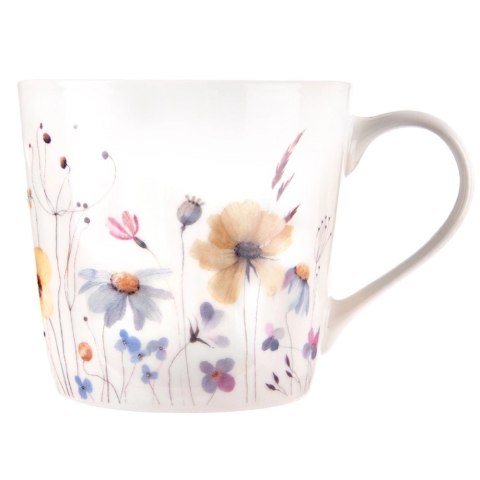 Kubek porcelanowy kwiaty 430 ml