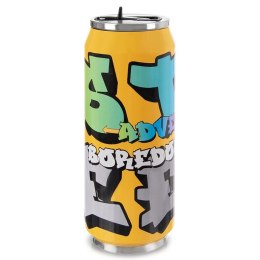 Kubek Termiczny Puszka 500 ml ORION Kolorowy Wzór Stal Nierdzewna