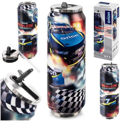 Kubek Termiczny Puszka 700 ml ORION Samochód Stal Nierdzewna Szczelny