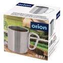 Kubek Turystyczny Stalowy 350 ml ORION z Karabińczykiem Podwójna Ścianka