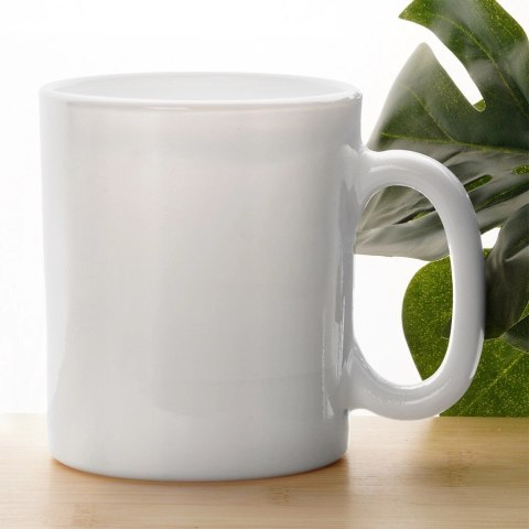 Kubki Szklane 300 ml 6 Szt. ORION Białe Szkło Opalowe do Zmywarki