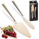 Łopatka i Nóż do Ciasta Stal Nierdzewna Złota 2 Sztuki EXCELLENT HOUSEWARE