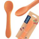 Łyżeczka Dziecięca Silikonowa Pomarańczowa 14 x 3,5 cm do Zmywarki ORION