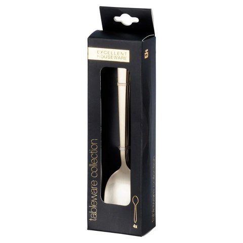 Łyżeczki do Herbaty Stal Nierdzewna Złote 4 Szt. 15 cm EXCELLENT HOUSEWARE