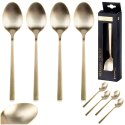 Łyżeczki do Herbaty Stal Nierdzewna Złote 4 Szt. 15 cm EXCELLENT HOUSEWARE