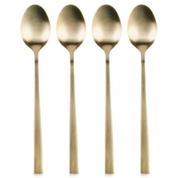 Łyżeczki Koktajlowe Stal Nierdzewna Złote 4 Szt.18 cm EXCELLENT HOUSEWARE