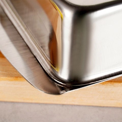 Maselniczka Stal Nierdzewna z Pokrywką 16,5 x 10 x 4 cm EXCELLENT HOUSEWARE