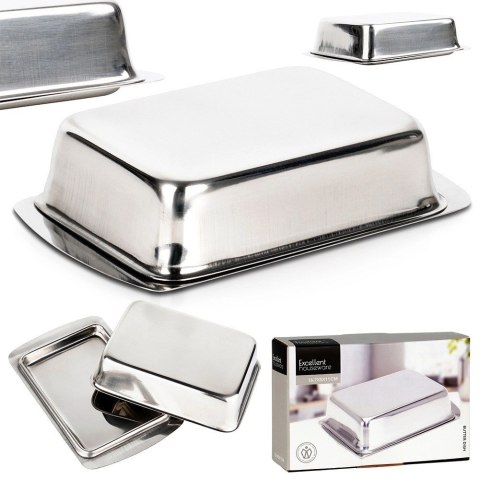 Maselniczka Stal Nierdzewna z Pokrywką 16,5 x 10 x 4 cm EXCELLENT HOUSEWARE