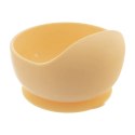 Miseczka dla Dziecka 12 cm 360 ml Silikonowa z Przyssawką Żółta ORION
