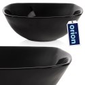 Miseczka Szklana LUNA 15 cm 450 ml Czarna do zmywarki i mikrofali ORION