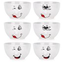 Miseczki Ceramiczne 13,5 cm 550 ml Zestaw 6 szt Buźki SIAKI COLLECTION