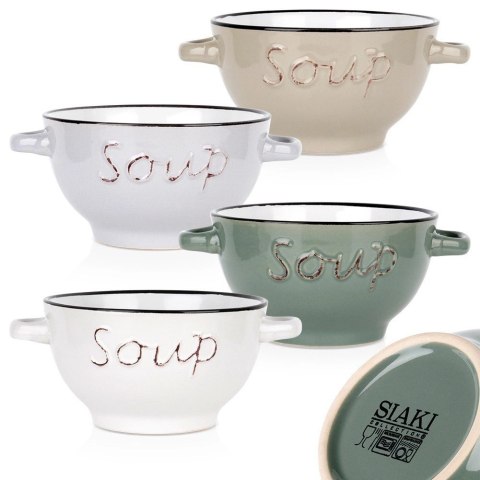 Miska bulionówka ceramiczna 600 ml 4 szt.