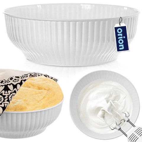 Miska Kuchenna Biała 30 cm 5 L Tworzywo do Zmywarki i Mikrofali Orion