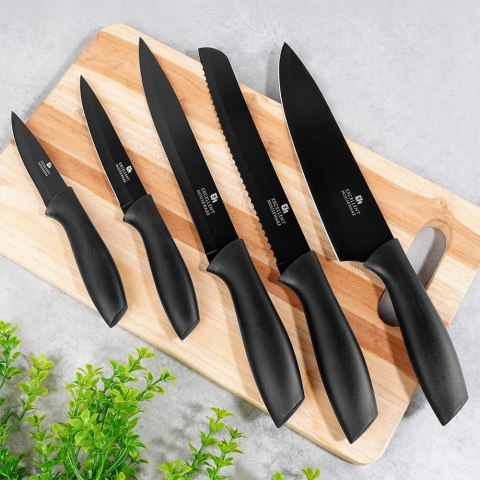 Nóż Szefa Kuchni 32 cm Stal Czarny do Zmywarki EXCELLENT HOUSEWARE