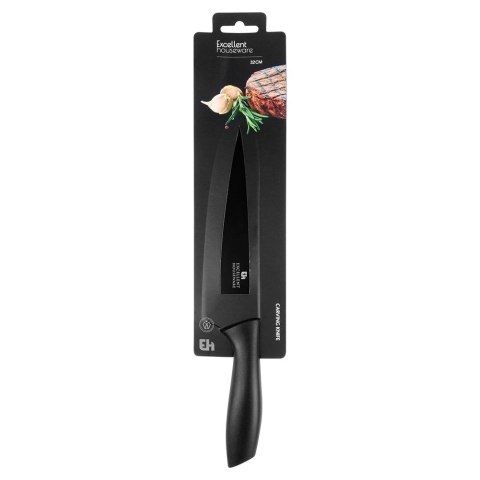 Nóż Szefa Kuchni 32 cm Stal Czarny do Zmywarki EXCELLENT HOUSEWARE
