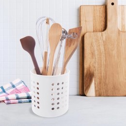 Ociekacz na Przybory Kuchenne 12,5 x 13 cm Tworzywo Biały ORION