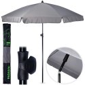 Parasol na Ogród Plażę Ogrodowy Plażowy Szary Regulowany Łamany ORION 185cm