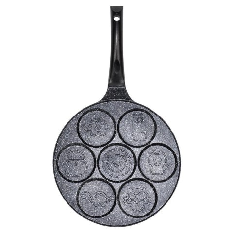 Patelnia Granitowa Nieprzywierająca ze Wzorkiem do Jajek Placków ORION 26cm