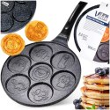 Patelnia Granitowa Nieprzywierająca ze Wzorkiem do Jajek Placków ORION 26cm