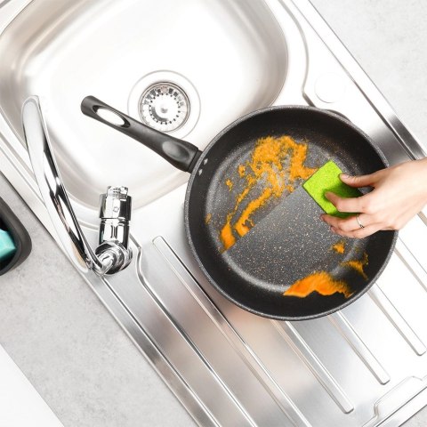 Patelnia Granitowa Głęboka 3 l 28 cm VILDE Basic Line Nieprzywierająca