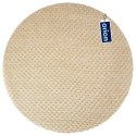 Podkładka na Stół Okrągła Jasnobeżowa Złota 38 cm HOME STYLING COLLECTION