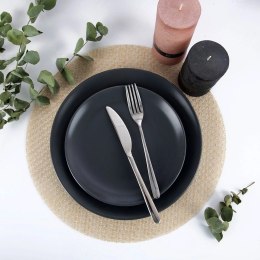 Podkładka na Stół Okrągła Jasnobeżowa Złota 38 cm HOME STYLING COLLECTION