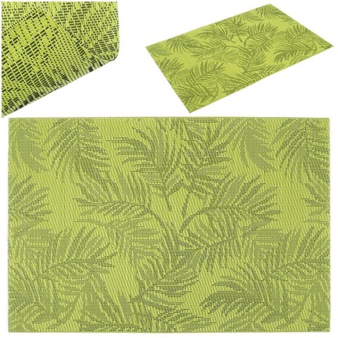 Podkładka na Stół Zielona Liście 45 x 30 cm EXCELLENT HOUSEWARE Mata PCV