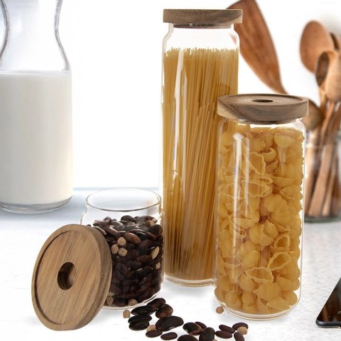 Pojemnik Szklany Sypkie Produkty 1,85 L ORION z Uszczelką 27,5 x 10 cm