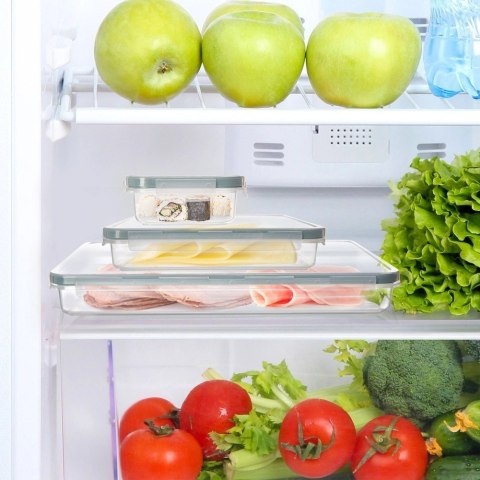 Pojemnik na Jedzenie Ser Wędlinę z Pokrywką Uszczelką Płaski ORION 1,5 l