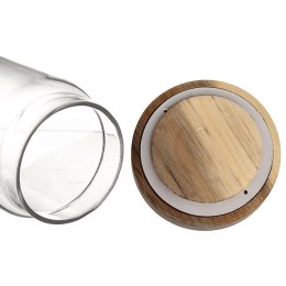 Pojemnik na Orzechy Płatki Makaron Szklany z Pokrywką Uszczelką ORION 970ml