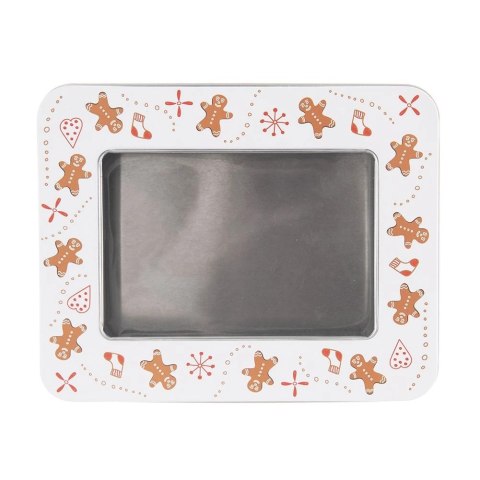 Puszka Pojemnik na Ciastka Świąteczne 18 x 14,5 x 5 cm ORION Pierniczek