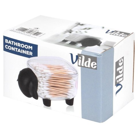 Pojemnik na Patyczki Owieczka Dekoracyjny 13 x 7 x 8 cm VILDE Przezroczysty