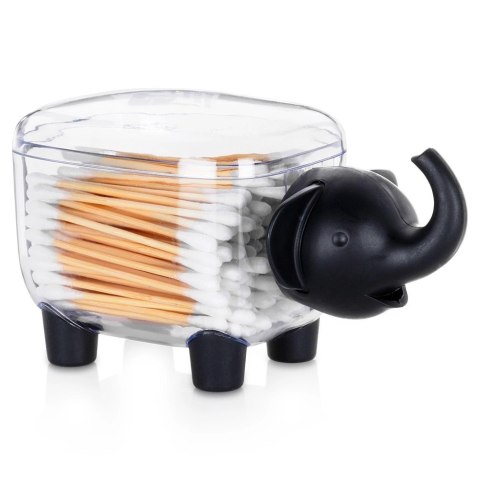 Pojemnik na Patyczki Słonik Dekoracyjny 15,5 x 7 x 8 cm VILDE Przezroczysty