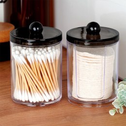 Pojemnik na Patyczki Płatki Kosmetyczne 2 szt VILDE z Podajnikiem 7 x 11 cm