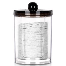 Pojemnik na Płatki Kosmetyczne z Podajnikiem 7 x 11 cm VILDE z Pokrywką