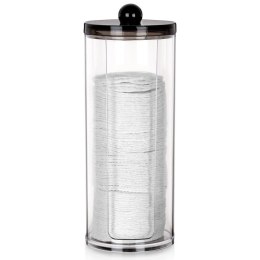 Pojemnik na Płatki Kosmetyczne z Podajnikiem 7 x 19 cm VILDE Przezroczysty