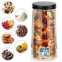 Pojemnik na produkty sypkie szklany z pokrywką 1,4 l